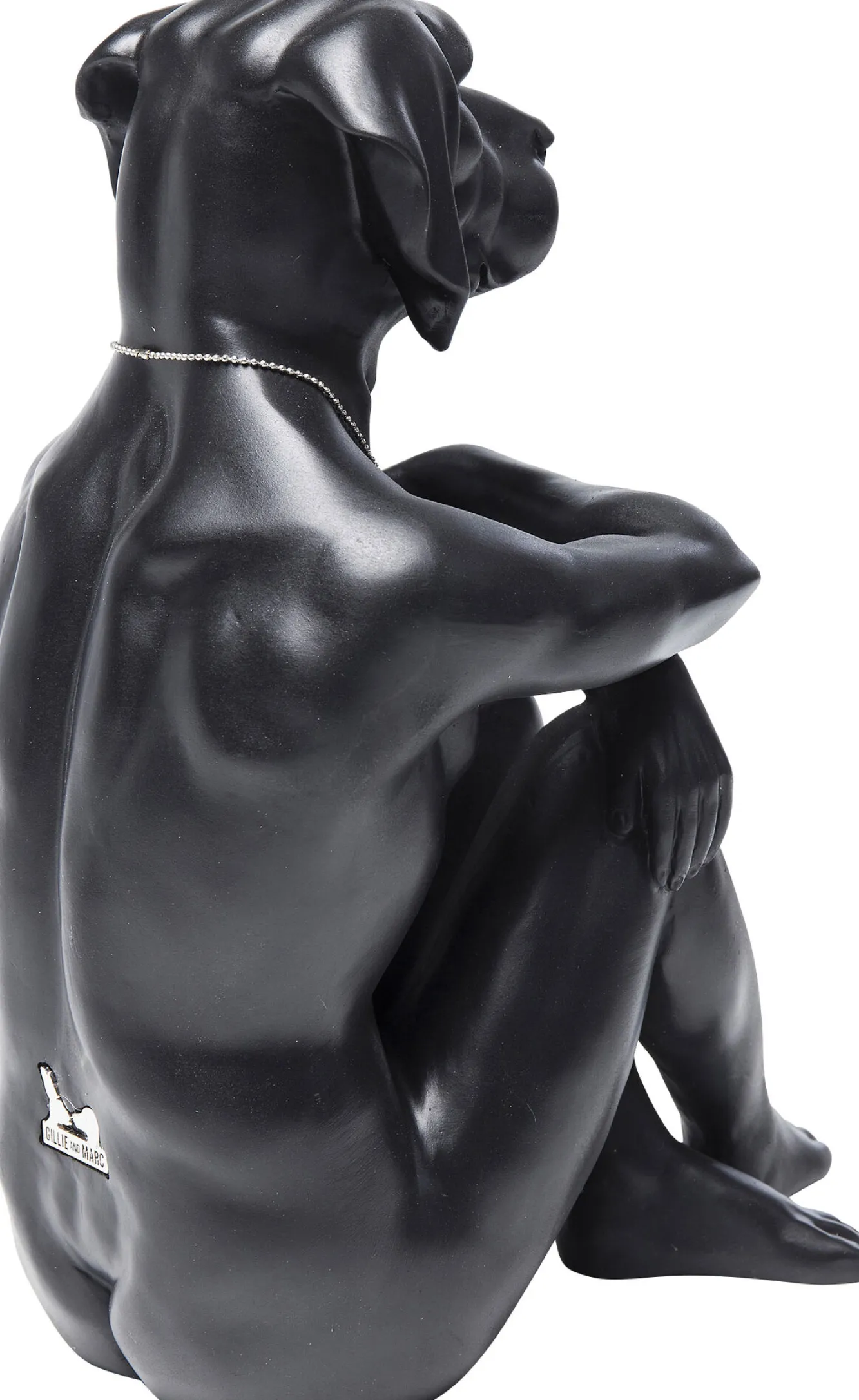 Outlet KARE Design Figurka dekoracyjna Gangster Dog 26x33 cm czarna - KARE