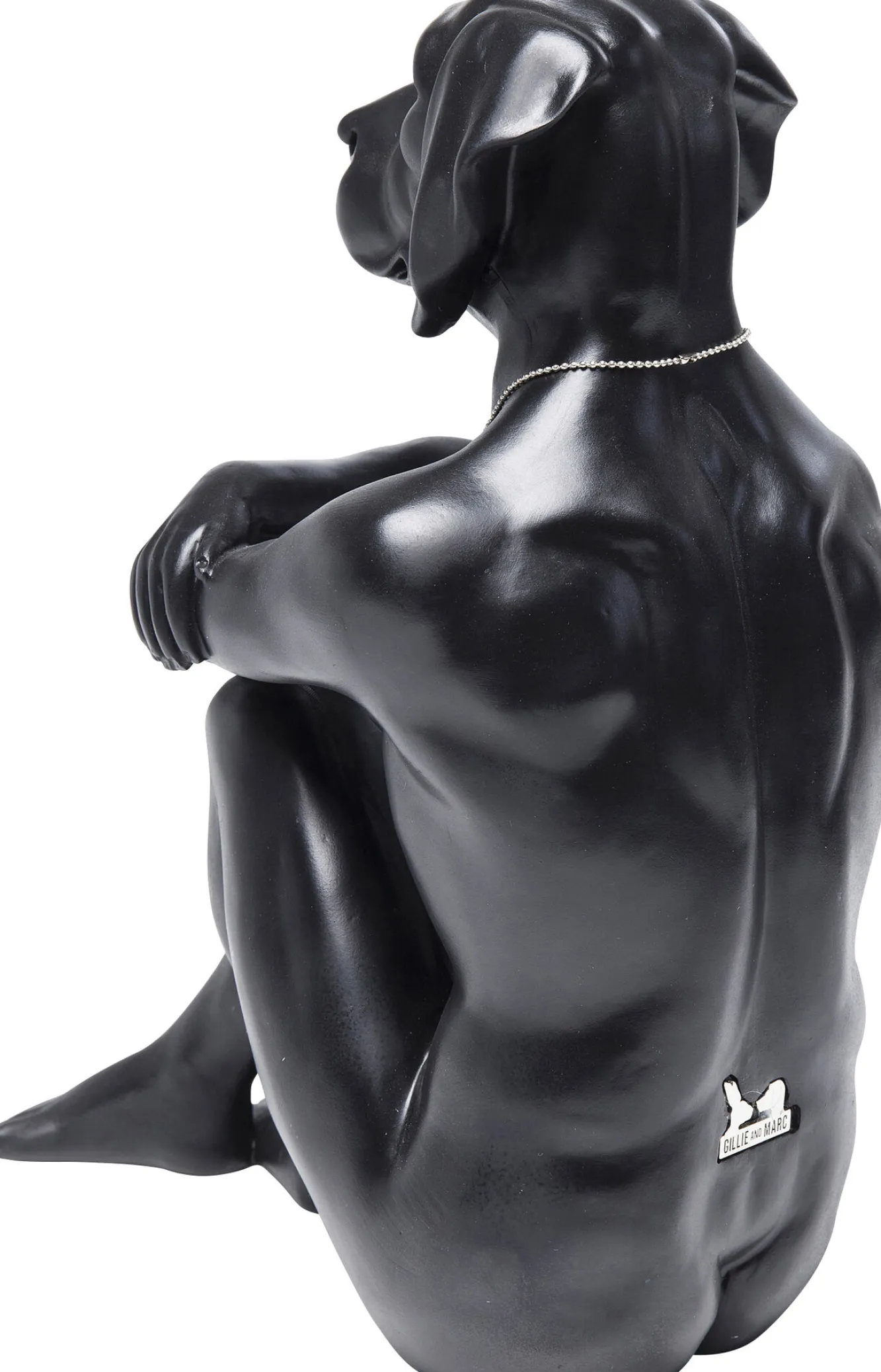 Outlet KARE Design Figurka dekoracyjna Gangster Dog 26x33 cm czarna - KARE