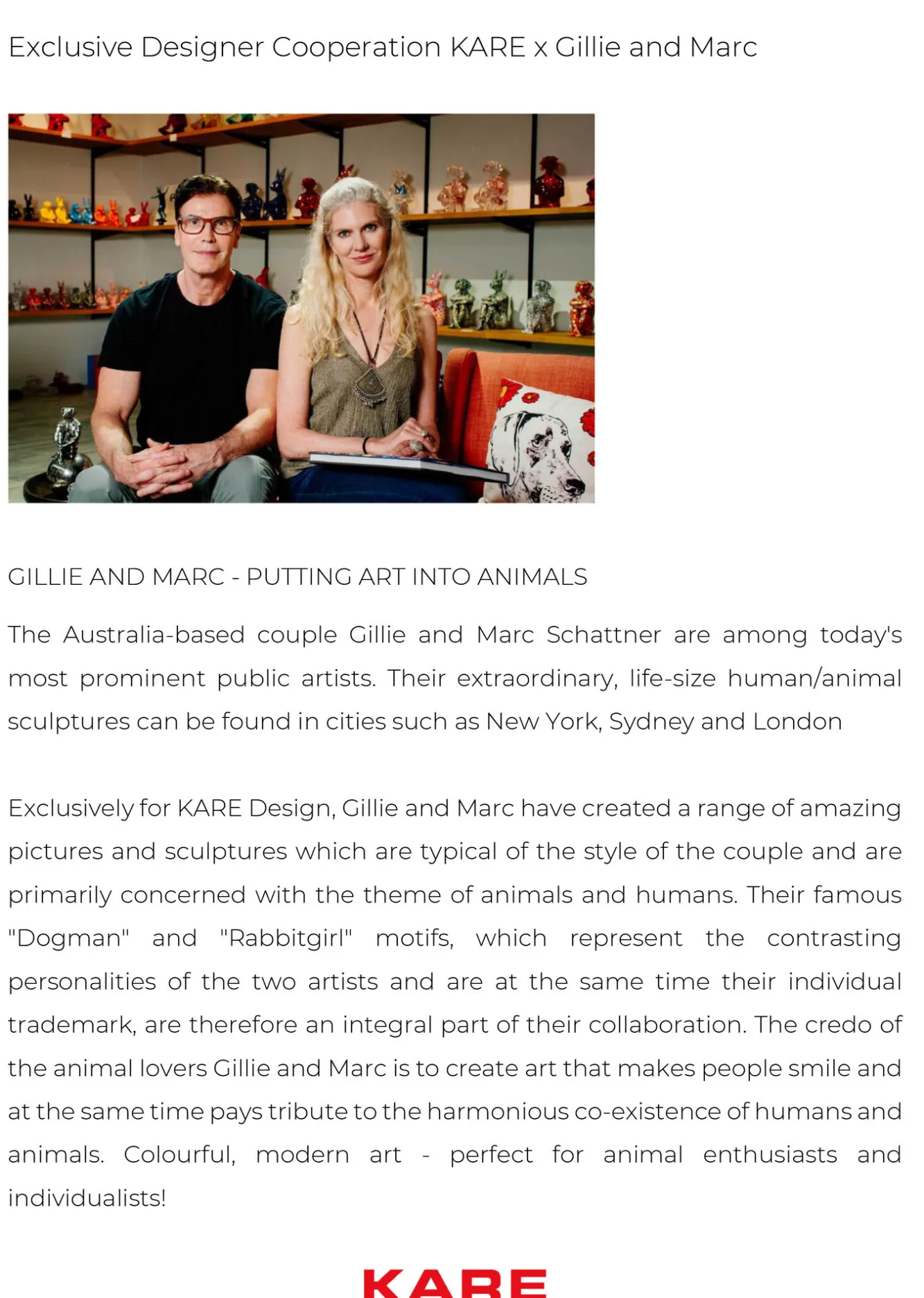 Outlet KARE Design Figurka dekoracyjna Gangster Dog 26x33 cm czarna - KARE