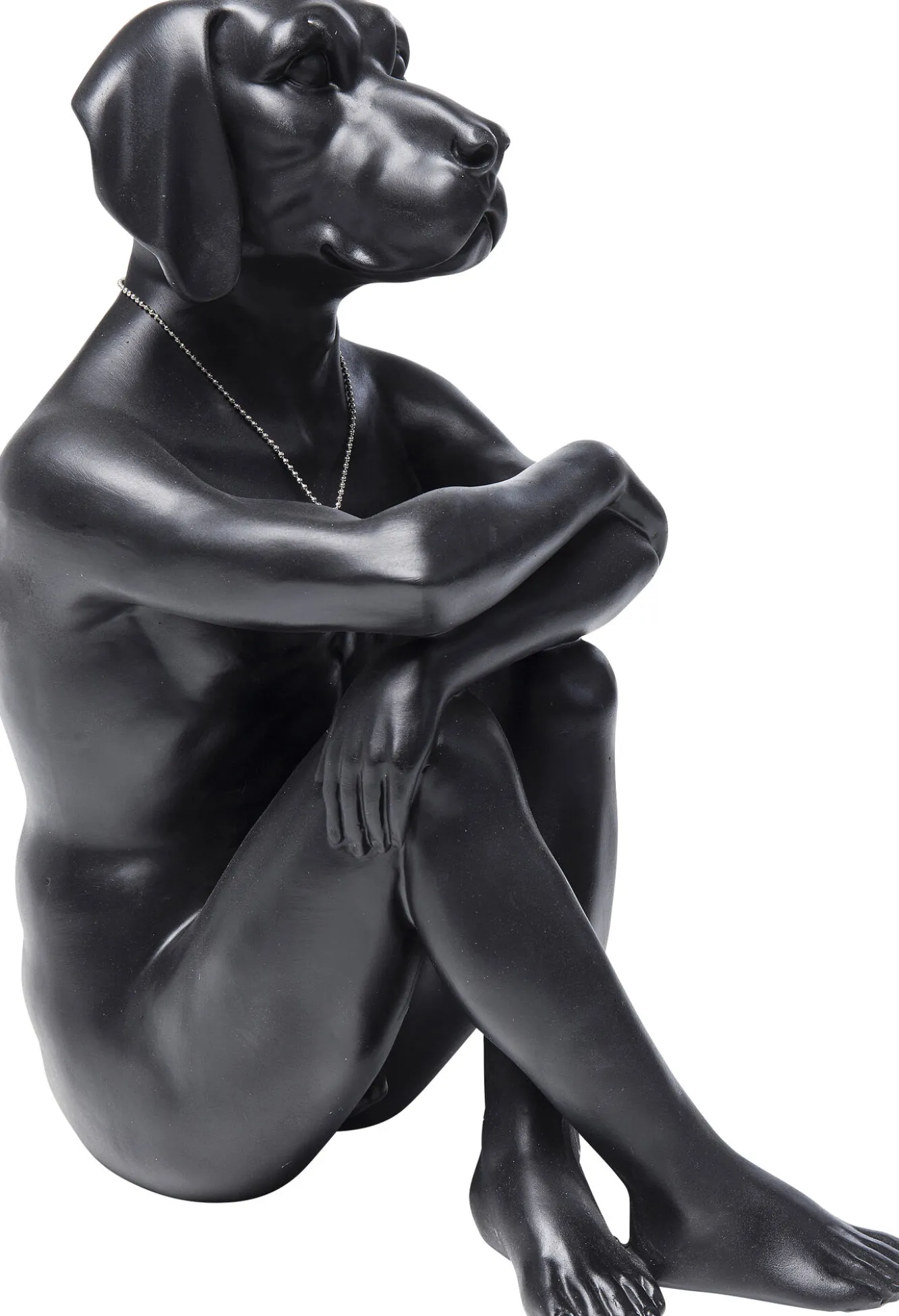 Outlet KARE Design Figurka dekoracyjna Gangster Dog 26x33 cm czarna - KARE