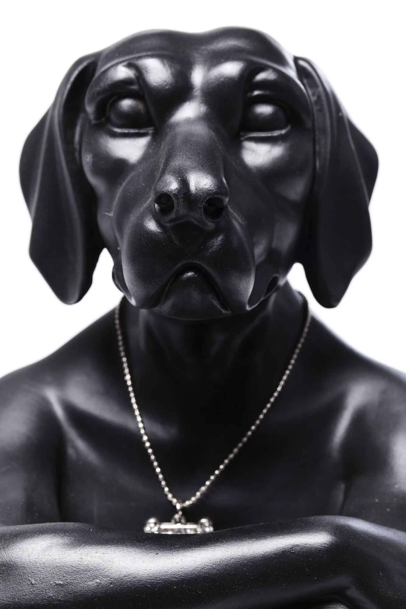 Outlet KARE Design Figurka dekoracyjna Gangster Dog 26x33 cm czarna - KARE