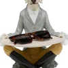 Best KARE Design Figurka dekoracyjna Gentleman Dog Tray 29cm - KARE
