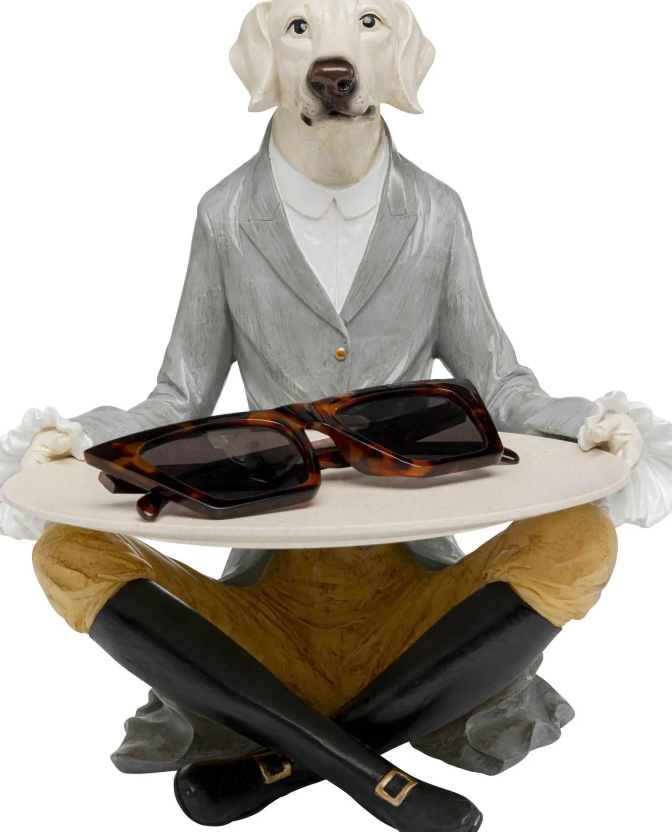 Best KARE Design Figurka dekoracyjna Gentleman Dog Tray 29cm - KARE