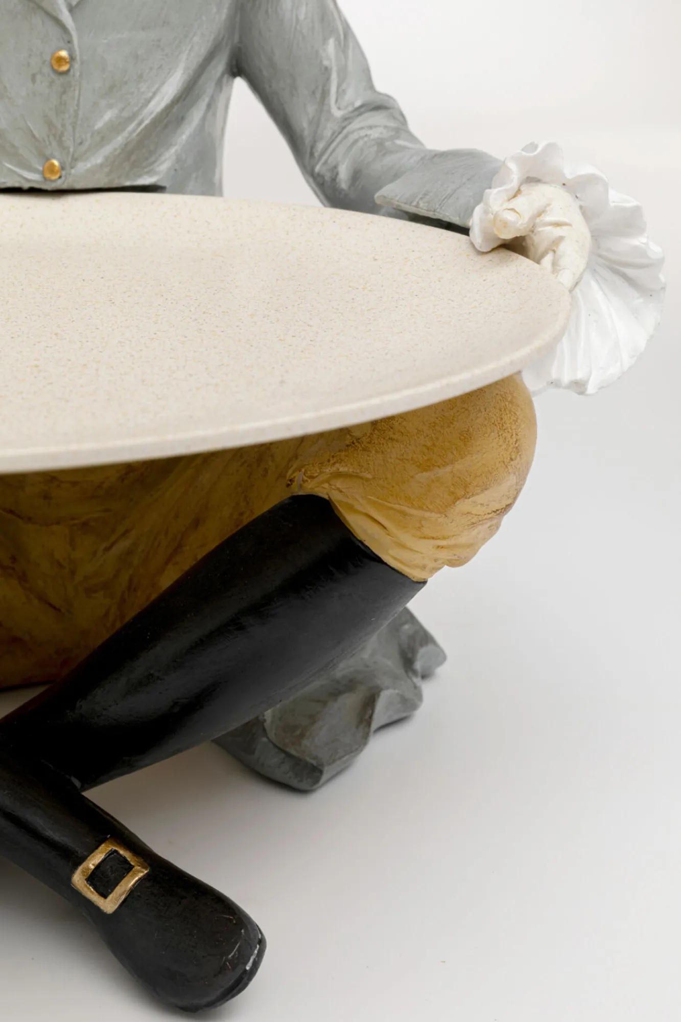 Best KARE Design Figurka dekoracyjna Gentleman Dog Tray 29cm - KARE