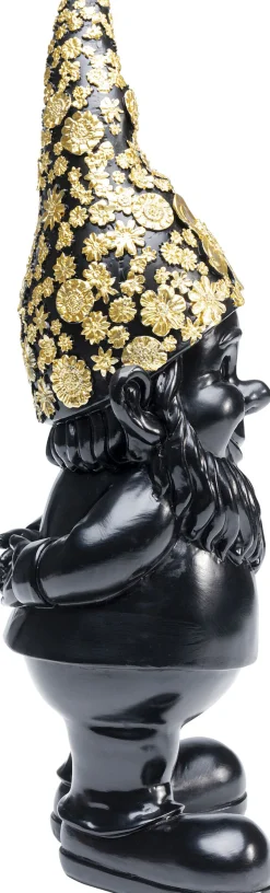 Online KARE Design Figurka dekoracyjna Gnome Standing 10x30 cm czarno-złota - KARE