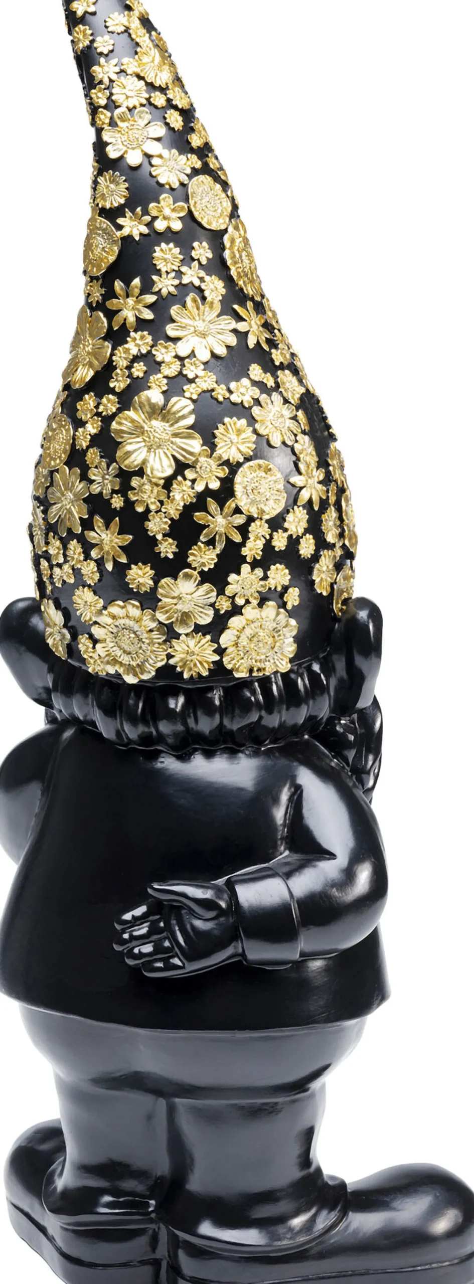 Hot KARE Design Figurka dekoracyjna Gnome Standing 15x46 cm czarno-złota - KARE