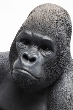 Sale KARE Design Figurka dekoracyjna Gorilla 30x39 cm czarna - KARE