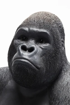 Sale KARE Design Figurka dekoracyjna Gorilla 30x39 cm czarna - KARE