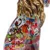 Fashion KARE Design Figurka dekoracyjna Graffiti King Lion 29cm - KARE