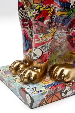 Fashion KARE Design Figurka dekoracyjna Graffiti King Lion 29cm - KARE