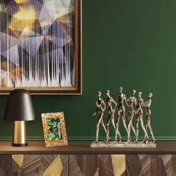 Outlet KARE Design Figurka dekoracyjna Hand In Hand 30x27 cm złota - KARE