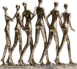 Outlet KARE Design Figurka dekoracyjna Hand In Hand 30x27 cm złota - KARE