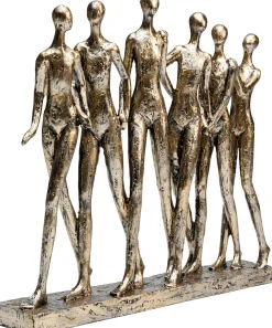 Outlet KARE Design Figurka dekoracyjna Hand In Hand 30x27 cm złota - KARE