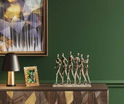 Outlet KARE Design Figurka dekoracyjna Hand In Hand 30x27 cm złota - KARE