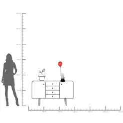 New KARE Design Figurka dekoracyjna hipopotam i balon 69 cm - KARE