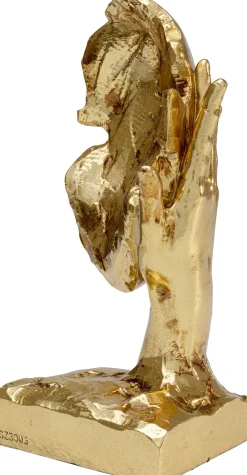 Clearance KARE Design Figurka dekoracyjna In My Mind 14x30 cm złota - KARE