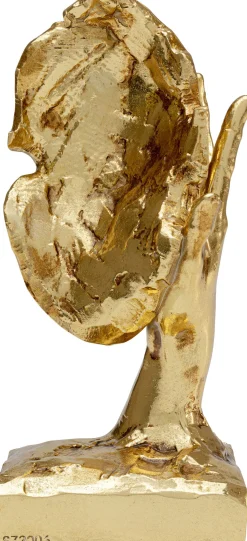 Clearance KARE Design Figurka dekoracyjna In My Mind 14x30 cm złota - KARE