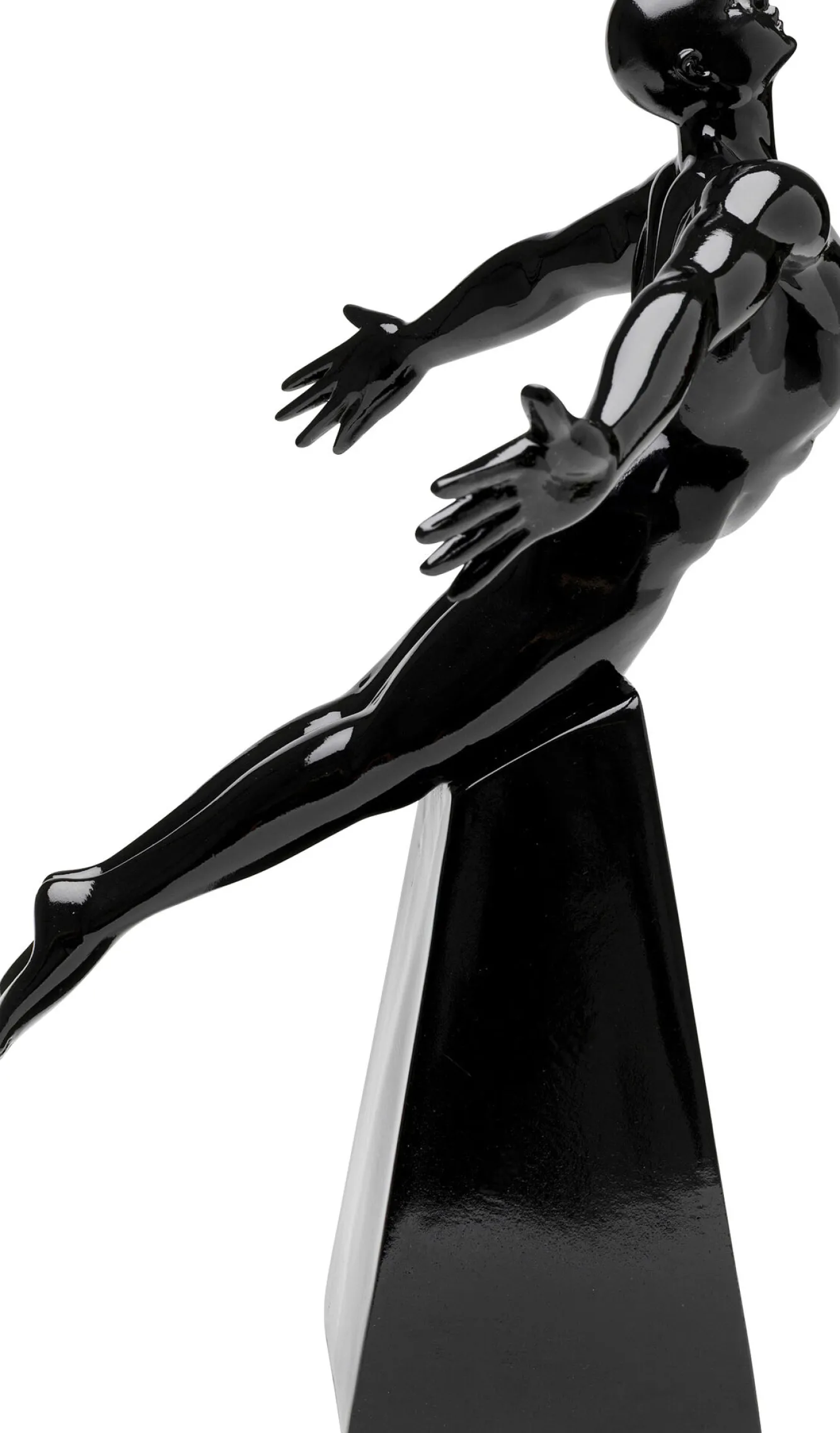 Clearance KARE Design Figurka dekoracyjna Jumper czarna 37cm - KARE