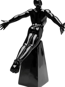 Clearance KARE Design Figurka dekoracyjna Jumper czarna 37cm - KARE