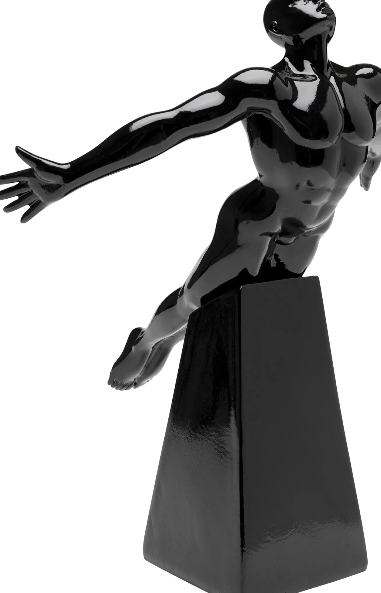 Clearance KARE Design Figurka dekoracyjna Jumper czarna 37cm - KARE