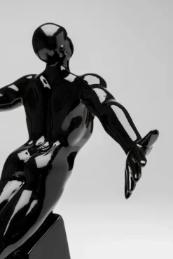 Clearance KARE Design Figurka dekoracyjna Jumper czarna 37cm - KARE