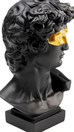 Sale KARE Design Figurka dekoracyjna klasyczna czarna oczy złote 18x30 cm - KARE