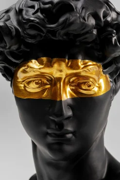 Sale KARE Design Figurka dekoracyjna klasyczna czarna oczy złote 18x30 cm - KARE