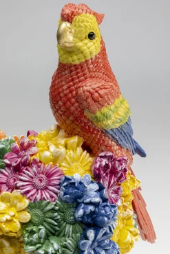 Fashion KARE Design Figurka dekoracyjna kolorowa dziewczyna i kwiaty 18x28 cm - KARE