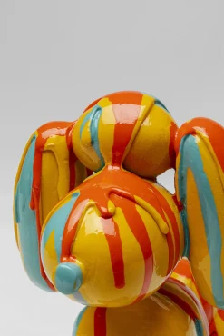 Clearance KARE Design Figurka dekoracyjna kolorowa pies pudel 16x17 cm - KARE