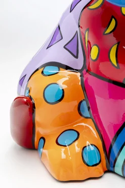 Clearance KARE Design Figurka dekoracyjna kolorowy pies 31x35 cm ręcznie malowany - KARE