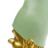Sale KARE Design Figurka dekoracyjna krasnal złoty czapka zielona 10x21 cm - KARE