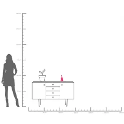 Best KARE Design Figurka dekoracyjna krasnal różowy 10x21 cm - KARE