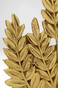 Fashion KARE Design Figurka dekoracyjna Leaves 14x30 cm złota - KARE