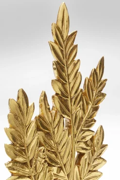 Fashion KARE Design Figurka dekoracyjna Leaves 14x30 cm złota - KARE