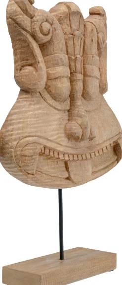 Discount KARE Design Figurka dekoracyjna Mask African 36x56 cm naturalna - KARE