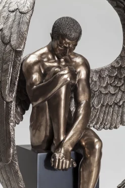 Fashion KARE Design Figurka dekoracyjna Nude Sad Angel 48x63 cm brązowa - KARE