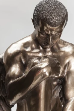 Fashion KARE Design Figurka dekoracyjna Nude Sad Angel 48x63 cm brązowa - KARE