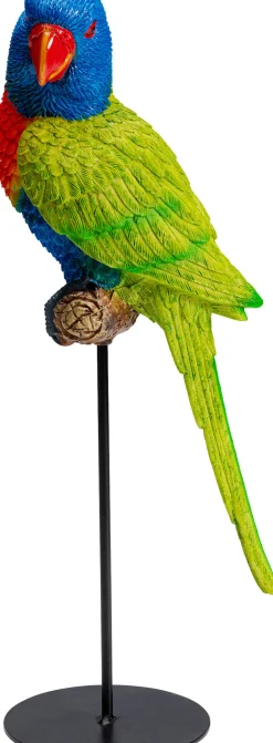 Sale KARE Design Figurka dekoracyjna Parrot Green 15x36 cm kolorowa - KARE