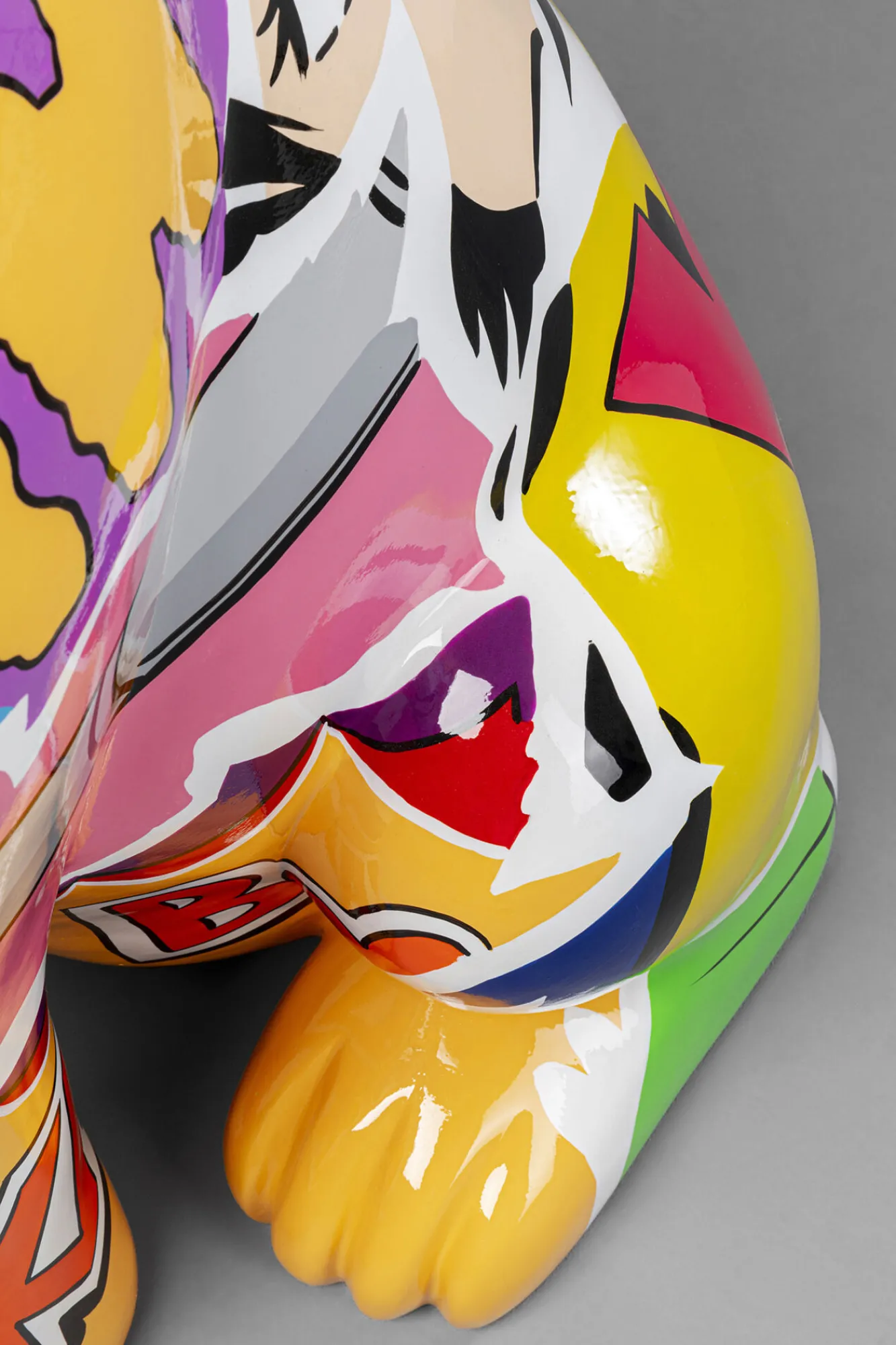 Online KARE Design Figurka dekoracyjna pies kolorowy graffiti 20 cm - KARE