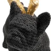 Discount KARE Design Figurka dekoracyjna piesek czarny anioł złote skrzydła 28x25 cm - KARE