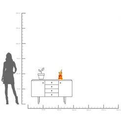 Discount KARE Design Figurka dekoracyjna pomarańczowa miś siedzący i lód 18x37 cm - KARE