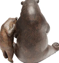 New KARE Design Figurka dekoracyjna Reading Bears 20x18 cm brązowa - KARE