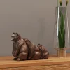 Clearance KARE Design Figurka dekoracyjna Relaxed Bear Family 32x20 cm - KARE