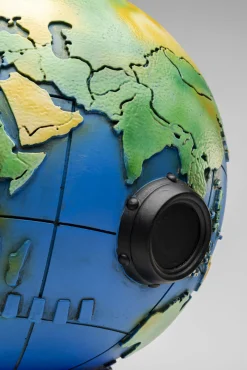 Fashion KARE Design Figurka dekoracyjna robot niebieski ręcznie malowany 50 cm - KARE