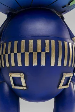 Fashion KARE Design Figurka dekoracyjna robot niebieski ręcznie malowany 50 cm - KARE