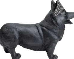 Hot KARE Design Figurka dekoracyjna Royal Standing Corgi 52x40 cm czarny - KARE