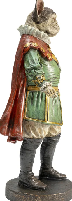 Discount KARE Design Figurka dekoracyjna Sir Frenchie Standing 18x41 cm kolorowa - KARE