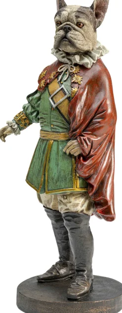 Discount KARE Design Figurka dekoracyjna Sir Frenchie Standing 18x41 cm kolorowa - KARE