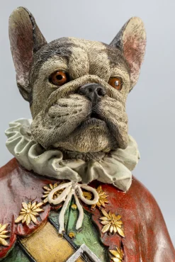 Discount KARE Design Figurka dekoracyjna Sir Frenchie Standing 18x41 cm kolorowa - KARE