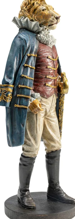 Fashion KARE Design Figurka dekoracyjna Sir Lion Standing 18x41 cm kolorowa - KARE